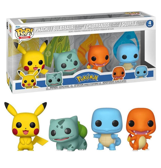 Funko POP 4 packs Pokemon Starters 